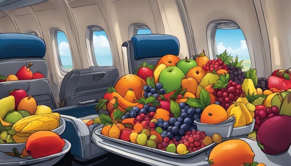 Bringing fruit on a plane to Canada from international destinations