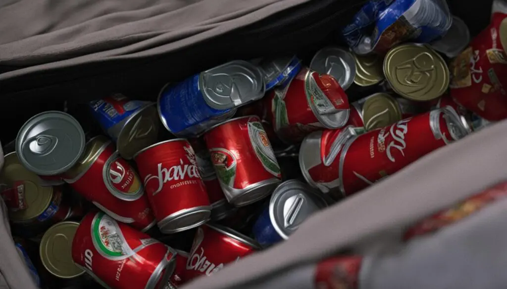 Can You Bring Canned Food on a Plane?