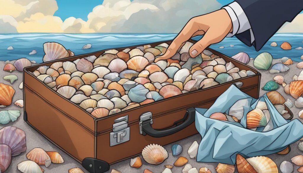 can you bring seashells on a plane